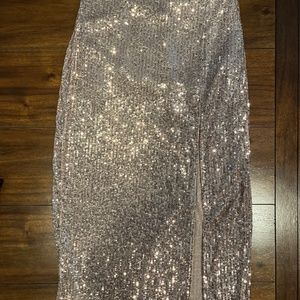 Free People Sequin Maxi Skirt